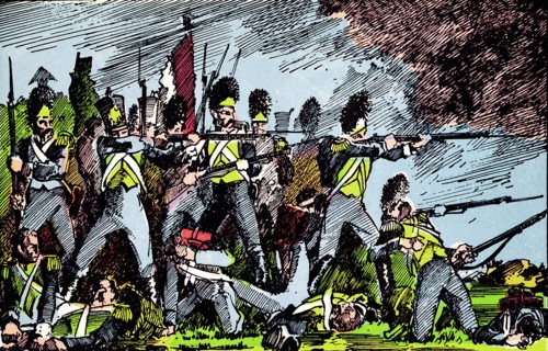 The Battle of Waterloo.