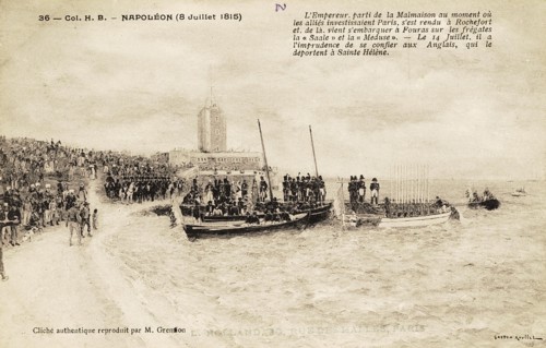 The Departure of Napoleon I to Saint-Helena.