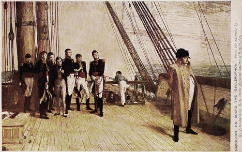 Napoleon I on board HMS Bellerophon.