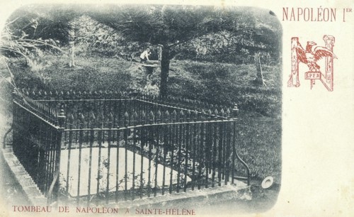 Tombeau de Napoléon 1er à Sainte-Hélène.
5 mai 1821