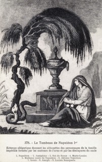 Tombeau de Napoléon 1er à Sainte-Hélène.
5 mai 1821