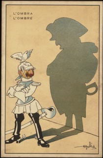 Napoléon 1er : dessin satirique.