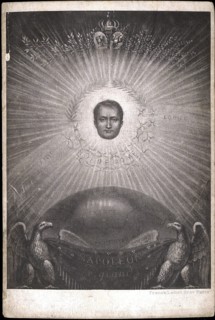 Portrait depicting the glory of Napoleon I.