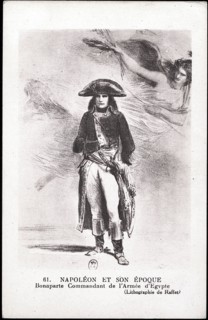 Portrait of Napoleon Bonaparte, Commander of the Egyptian army.