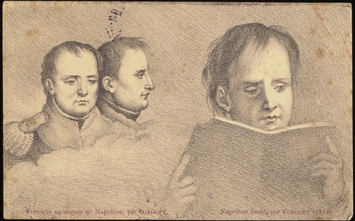Portraits au crayon de Napoléon 1er.