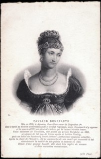 Portrait de Pauline Bonaparte, soeur de Napoléon 1er.
