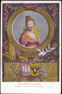 Portrait de l'impératrice Marie-Louise, deuxième épouse de Napoléon 1er.