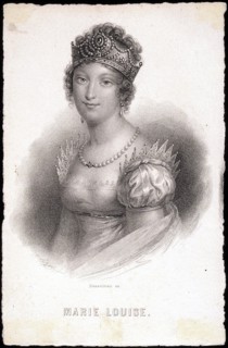 Portrait de l'impératrice Marie-Louise, deuxième épouse de Napoléon 1er.