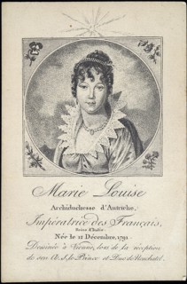 Portrait de l'impératrice Marie-Louise, deuxième épouse de Napoléon 1er.