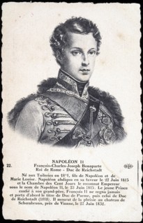 Portrait de Napoléon II, fils de Napoléon 1er.