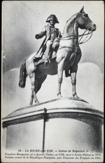Statue of Napoleon I in La Roche-sur-Yon.