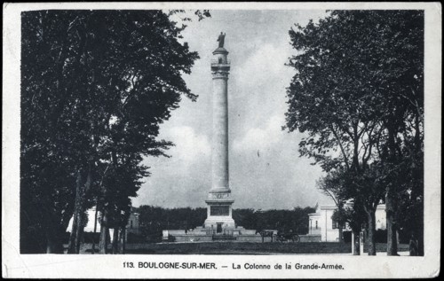 Statue of Napoleon I in Boulogne-sur-Mer.