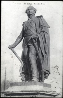 Statues of Marshal Brune in Brive.