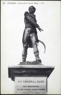 Statue of General Rapp in Colmar.