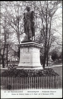 Statue of General Pajol in Besançon (Franche Comté).