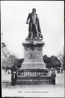 Statue du vice-amiral de Brueys.