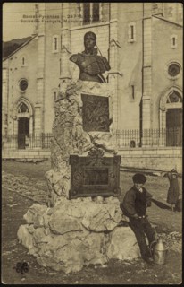 Buste du maréchal Jean-Baptiste Guindey dans les Basses-Pyrénées.