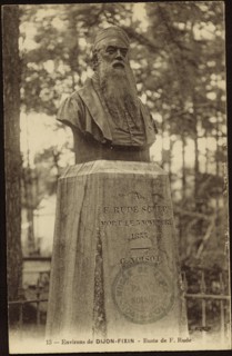 Bust of François Rude on the outskirts of Dijon.