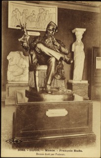 Statue of François Rude at the Dijon museum.