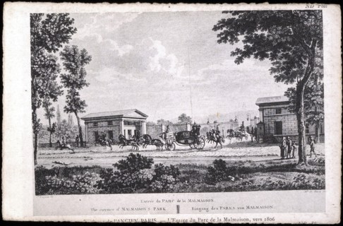 Entry of the park of La Malmaison