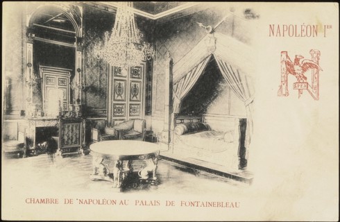 Fontainebleau Palace: the bedroom of Napoleon I.