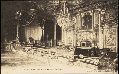 Palais de Fontainebleau : la salle du trône.