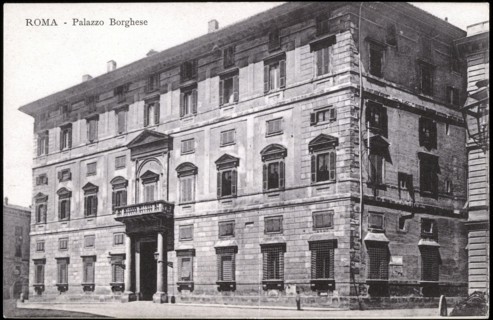 Le palais Borghèse à Rome.