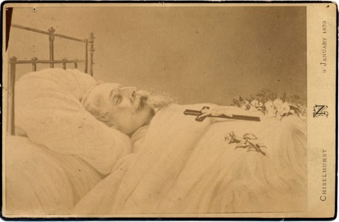 Napoléon III sur son lit de mort