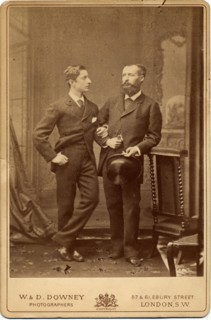 Louis Napoléon Eugène Jean Joseph Bonaparte en compagnie du Comte Clary