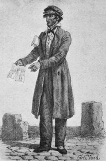 Lottery tickets street seller