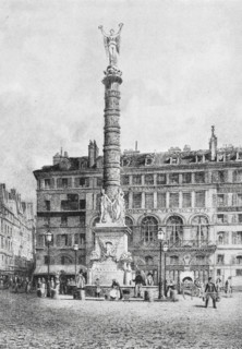 Fontaine du Châtelet, état en 1840