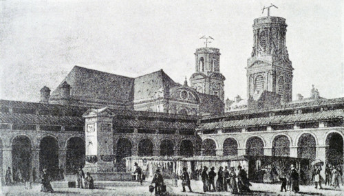 Cour et fontaine du Marché Saint-Germain