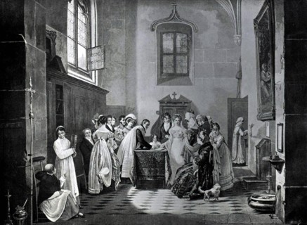 Engraving by Duval-Lecamus, The Bride