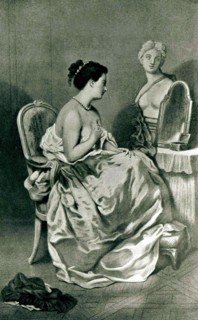Engraving by Charles Chaplin, Meditations