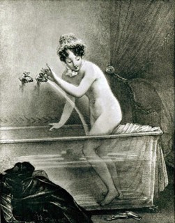 Engraving by Octave Tassaert, Intimate scene
