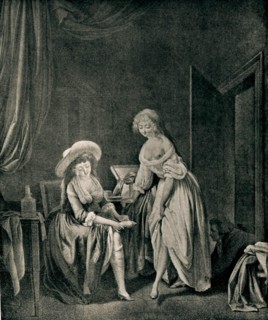 Engraving by Boilly (second set), genre scene