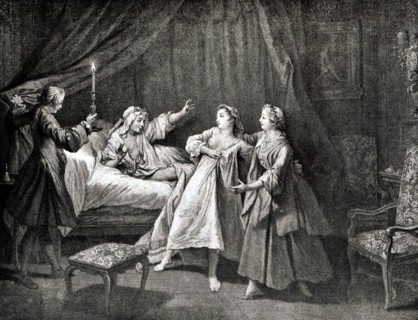 Work by Nicolas Lancret, The Punished Gascon