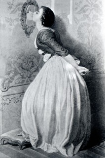 Engraving by Vidal, Venial sin