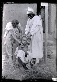 Punishment of a runaway slave, Madagascar