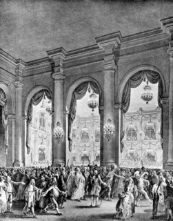 Gravure de Moreau, Le bal masqué