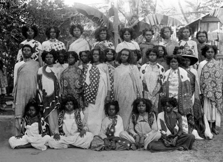Portraits of Sakalaves women, Madagascar