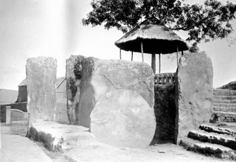 Old Malgache door in Tananarive, Madagascar