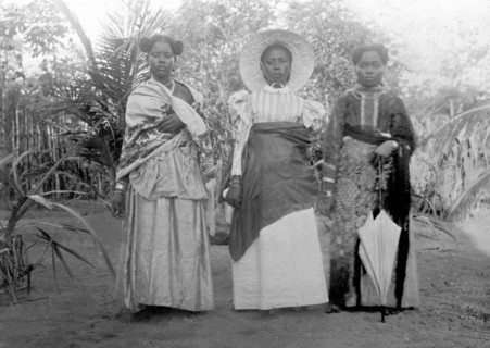 Portrait of Betsinisaraka women, Madagascar