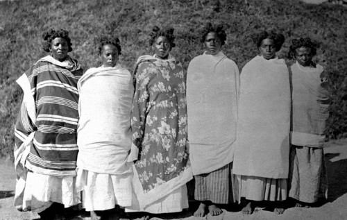 Portrait of Sakalaves women, Madagascar