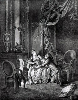 Engravings by Baudouin, Love scene