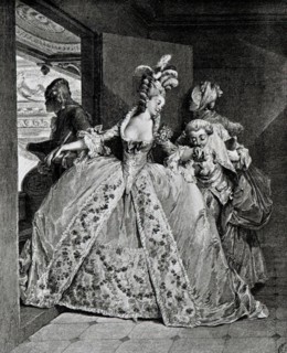 Engraving by Delaunay, Farewel