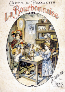 Café, advertisement from the late 19th century