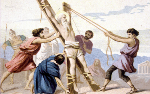 Le martyre de saint André, publicité