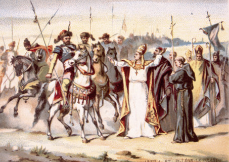 Attila et Saint Léon 1er, publicité