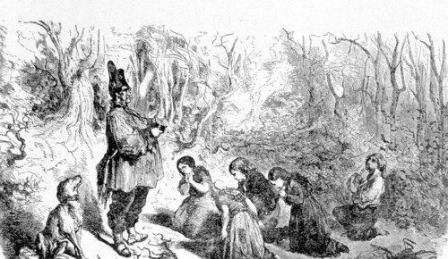 The little wood cutters, illustration by Gustave Doré